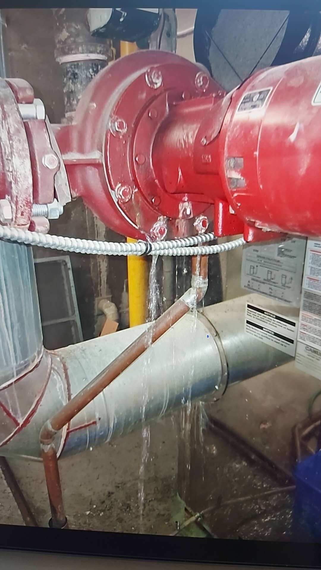 Pump leak repair