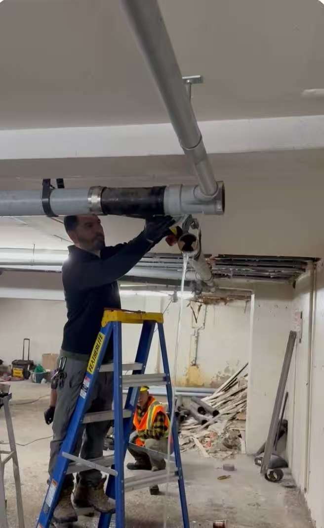 High-rise copper heating system